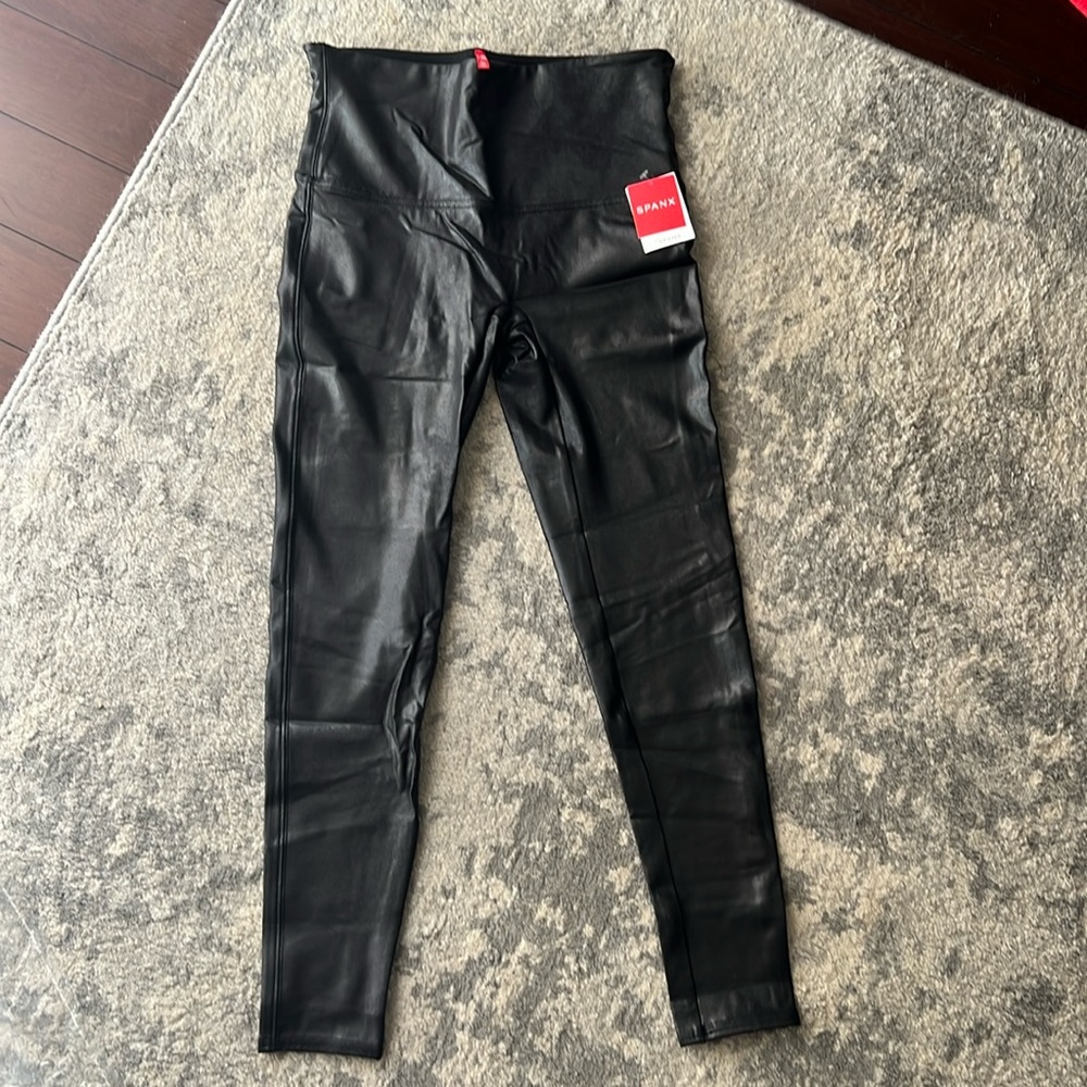 NWT Spanx Faux Leather Leggings
